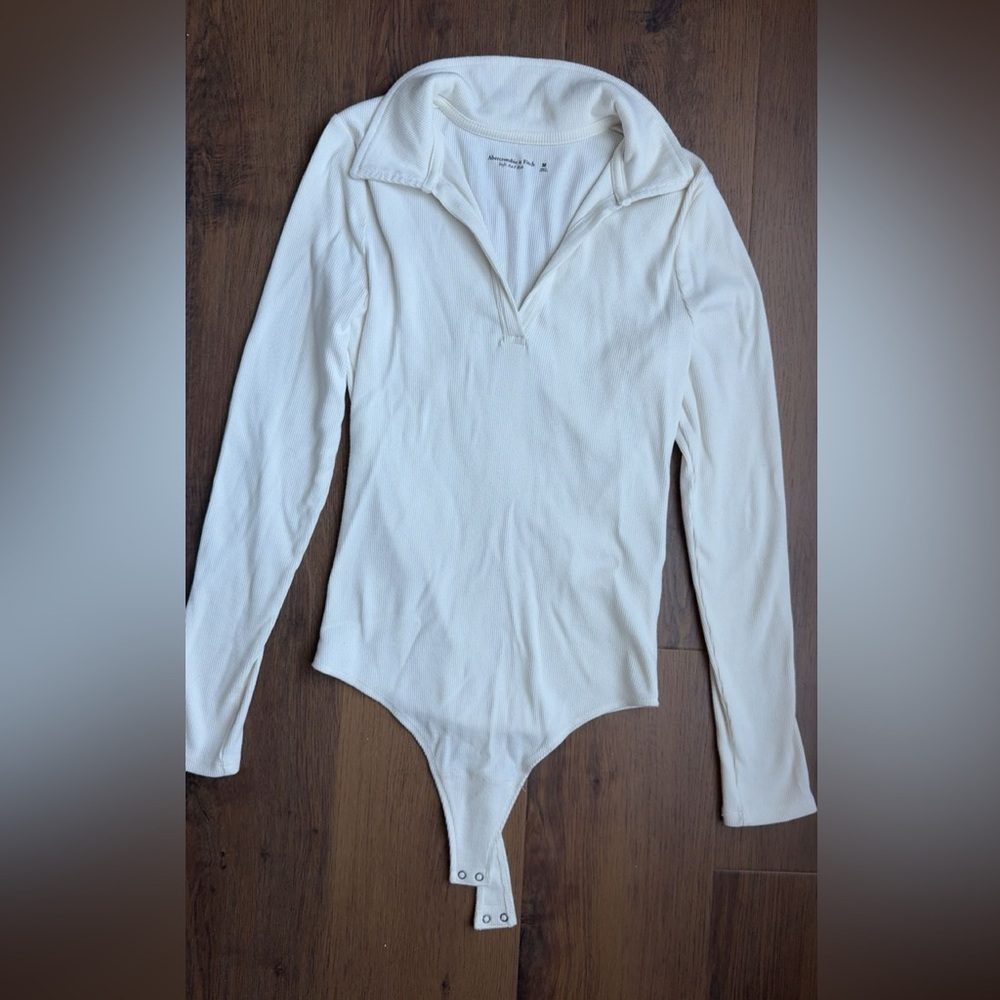 Abercrombie & Fitch White Bodysuit